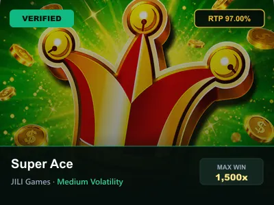Super Ace 97.00% RTP Specification Card